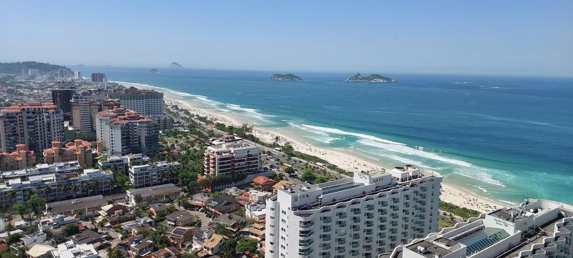 Barra Da Tijuca - Rio De Janeiro - Beira-Mar - Barramares Flat Lägenhet Exteriör bild